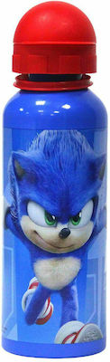 Gim Παγούρι Αλουμινίου Sonic the Hedgehog σε Μπλε χρώμα 520ml