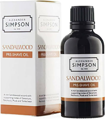 Simpsons Oil Personal Grooming for Beard Sandalwood 50ml