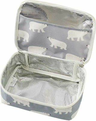 Fresk Lion Isothermische Hand-Lunch-Tasche Braun