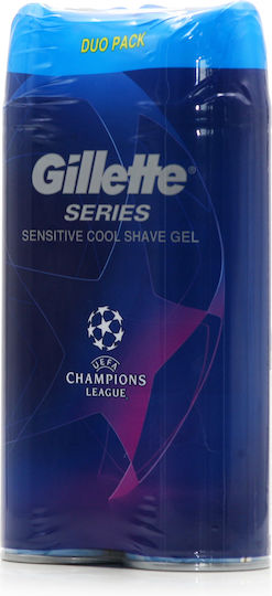 Gillette Сенситив Кул Гел За Бръснене 2 х 200мл