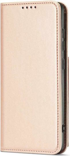 Hurtel Magnet Card Wallet Synthetic Leather Pink (Galaxy A12)