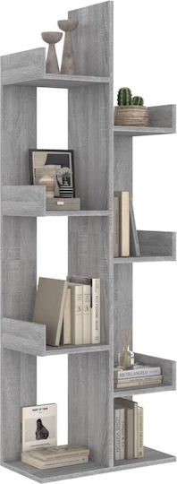 Βιβλιοθήκη Γκρι 48x25.5x140εκ.