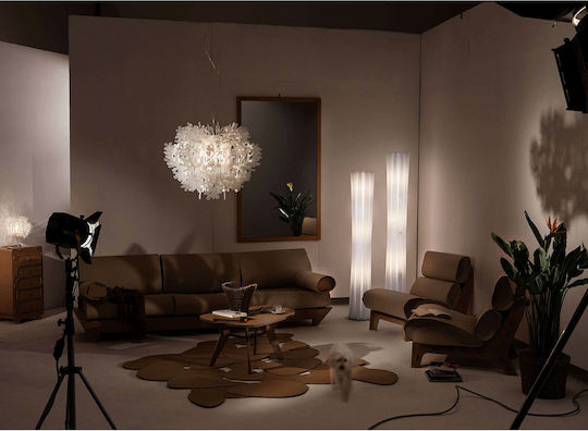 Slamp Bach XXL Флоресцентна Лампа Височина 184xДължина 31.5см с Цокъл за Крушка E27 Златист