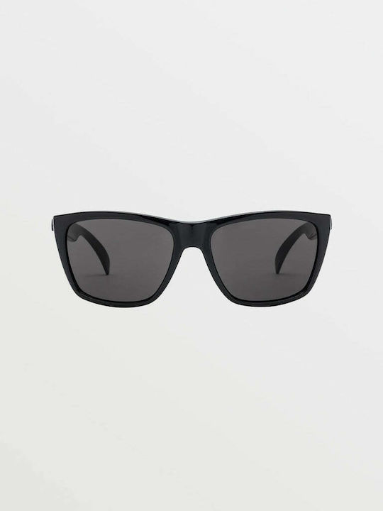 Volcom Plasm Sunglasses Μαύρα with Acetate Frame & Gray Lens Volcom Plasm Sunglasses Μαύρα with Acetate Frame & Gray Lens