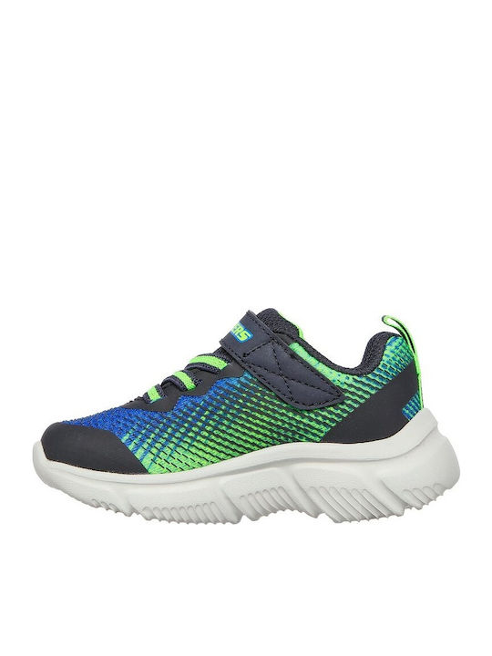 Go Run Kids Sports Shoes Running with Hoop & Loop Closure Blue