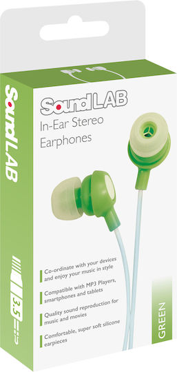 Ακουστικά Ψείρες In Ear Soundlab G141CG Πράσινα