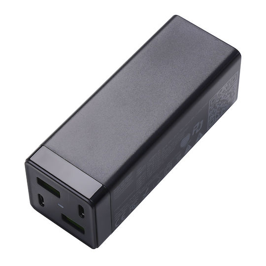 Akyga Suport de Încărcare cu 2 Porturi USB-A și 2 Porturi USB-C 65W Livrarea energiei / Quick Charge 4+ în culoarea Negru (AK-CH-17)
