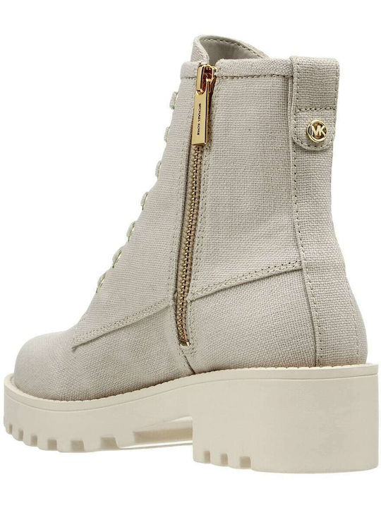 Damen Knöchelstiefel Beige