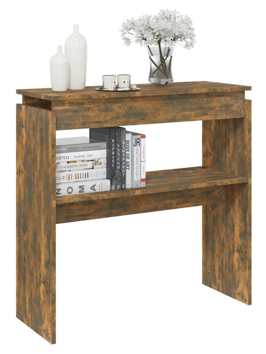 Wooden Console Table Coffee L80xW30xH80cm