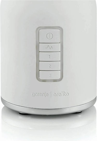 Gorenje Μπλέντερ με Πλαστική Κανάτα 1.5 lt 800W Λευκό B800ORAW