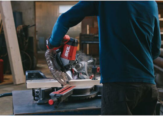 Skil Kapp- und Gehrungssäge Elektrisch 2000W Schiebesäge mit Schnittführung Laser & Scheibendurchmesser 254mm