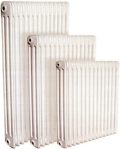 Metallourgia Attikis Classic Akan Radiator Body Four Columns IV/655 12 Slices 1620kcal/h White