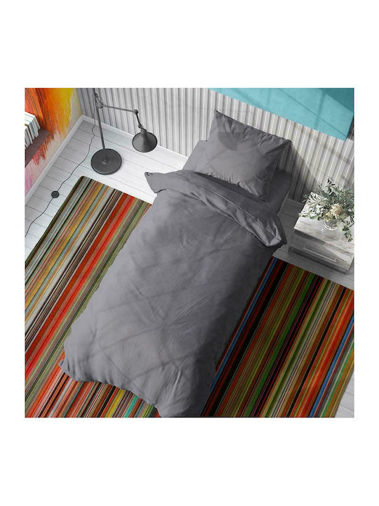 Dimcol Sheet Sets Queen 220x240cm. Solid 495 Dark Grey 4pcs