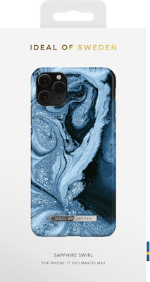 iDeal Of Sweden Fashion Plastic Back Cover Sapphire Swirl (iPhone 11 Pro Max)