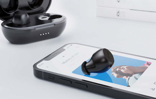 Delux DT3 In-Ear Bluetooth-Freisprecheinrichtung Kopfhörer mit Ladeetui Schwarz