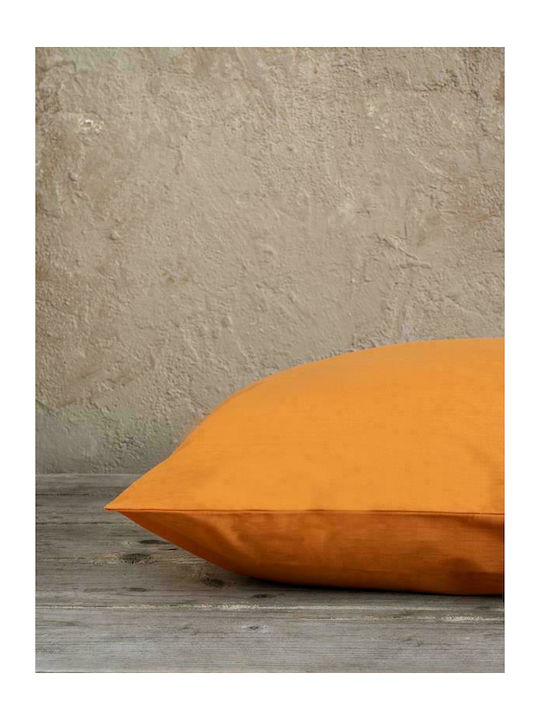 Nima Sheet Super-Double 240x260cm. Unicolors Deep Orange