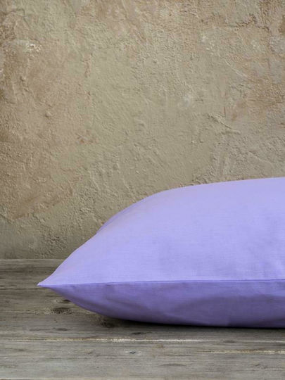 Nima Sheet King Size 270x280cm. Unicolors Lavender