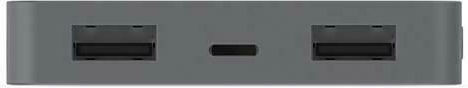 Mophie Powerstation Lightning Connector 5050mAh 10W με 2 Θύρες USB-A Γκρι