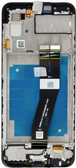 Samsung Screen with Touch Mechanism and Frame for Samsung A03 (Black)