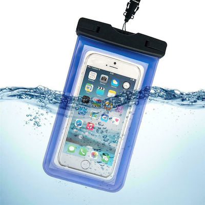 Hurtel Waterproof Wasserdichtes Gehäuse bis 6.7" Blau