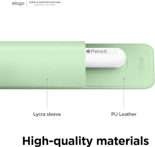 Elago Stylus Case Self-adhesive for Apple Pencil in Pastel Green color
