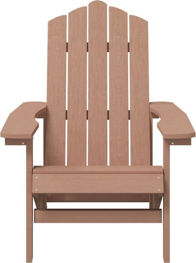 vidaXL Garten- und Outdoor-Möbelsets Wohnzimmer Typsatz für kleinen Balkon Adirondack 3 Stück Braune