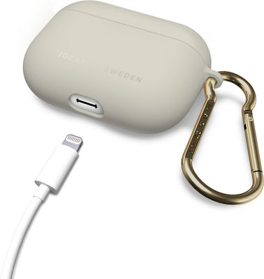 iDeal Of Sweden Active Θήκη Συνθετική με Γάντζο Ecru για Apple AirPods Pro