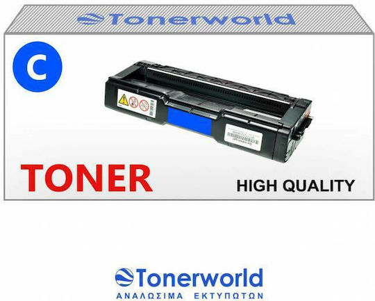 Compatibil Toner pentru Imprimantă Laser Ricoh SP C250 1600 Pagini Cyan
