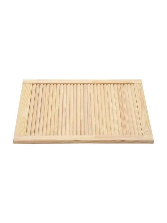 vidaXL Rectangular Ușa de bibliotecă din Lemn Masiv Natural 69x49.4cm 151127 1buc