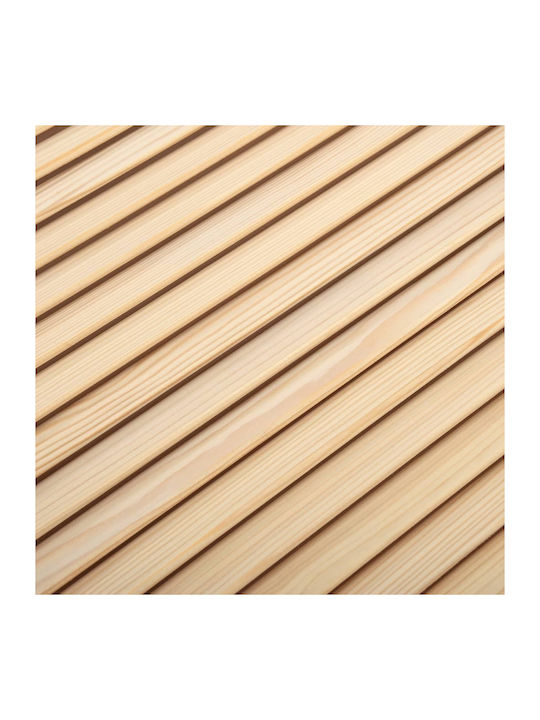 vidaXL Rechteckig Bücherregal Tür aus Massivholz in Beige Farbe 61.5x59.4cm 151123 4Stück