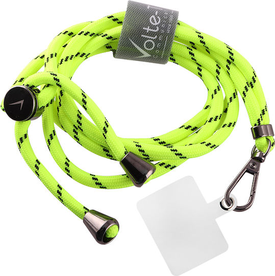 Volte-Tel Neck Strap Каишка за врата за Мобилни Телефони Λαχανί με Μαύρες Ρίγες