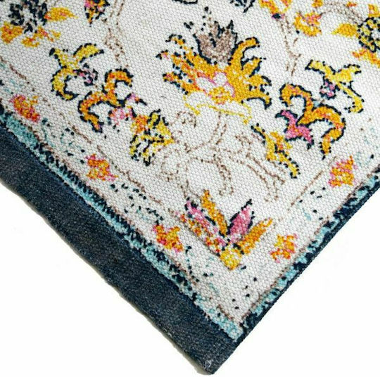 Synchronia Fresco Antiderapant Covor Rectangular Bumbac Albastru