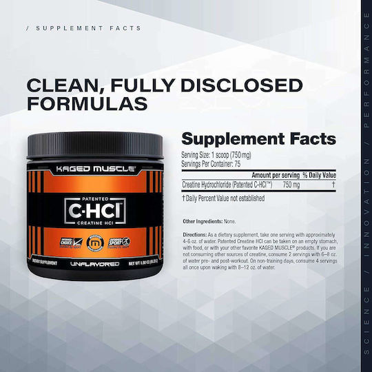 Creatine HCL C-HCl Unflavoured 56.25гр