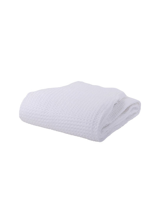 Nef-Nef New Golf Blanket Pique Queen 220x240cm. 023429 White