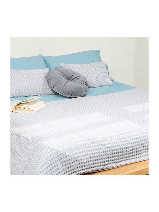 Adam Home Blanket Pique Queen 220x240cm Waffle Grey