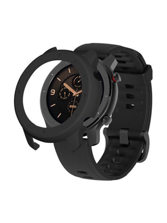 Carcasă de Silicon în culoarea Negru pentru Amazfit GTR 47mm