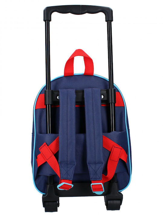 Spiderman Schulranzen Trolley Kindergarten Rot
