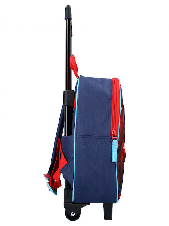Spiderman Schulranzen Trolley Kindergarten Rot