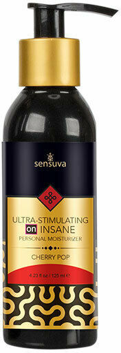 Sensuva Insane Vaginal Lubricant Gel Cherry Pop 125ml