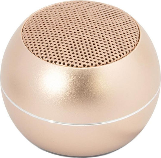 Guess Ηχείο Bluetooth 3W με Διάρκεια Μπαταρίας έως 4 ώρες Χρυσό GUWSALGED