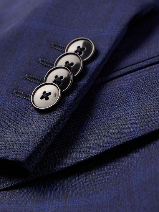 Men's Winter Suit Slim Fit Navy Blue