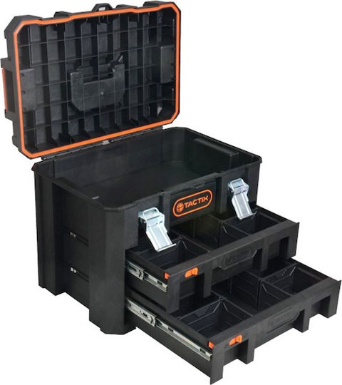 Tactix Hand Tool Case Plastic with Foam Dimensions: W52.8xD37.1xH39.9cm