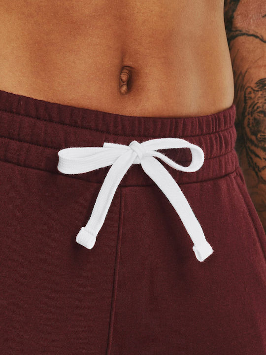 Rival Sweatpants Jogger Fleece Burgundy