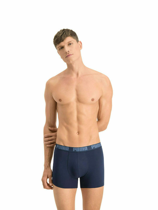 Basic Herren Boxershorts Blue 2Packung