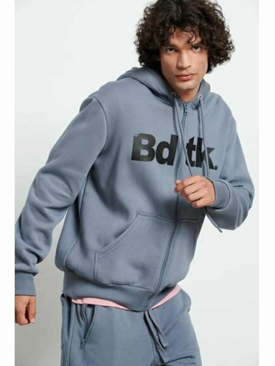 Cardigan With Blue Hood
