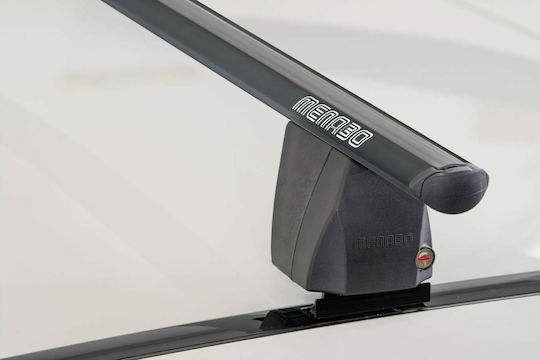 Menabo Delta 123cm. for Cars with Factory Bars (with Roof Rack Legs) Black
