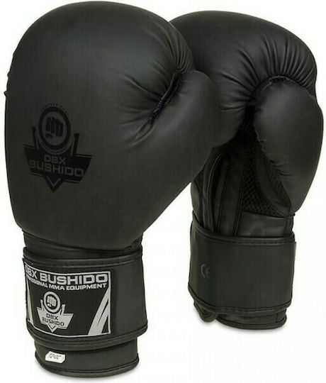 DBX Bushido Bushido Boxhandschuhe aus Kunstleder Schwarz