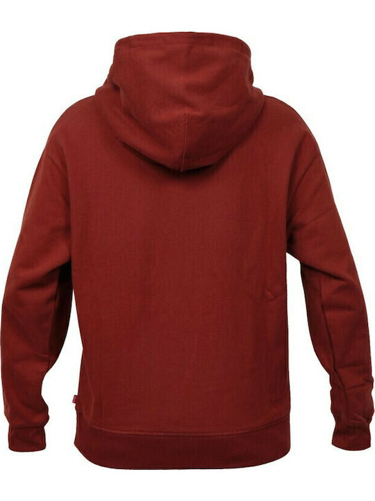 Graphic Standard Women's Sweatshirt Hooded Burgundy
