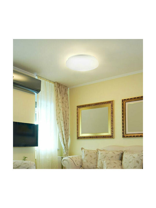 V-TAC Ceiling Mount Light 35cm White with Integrated LED
