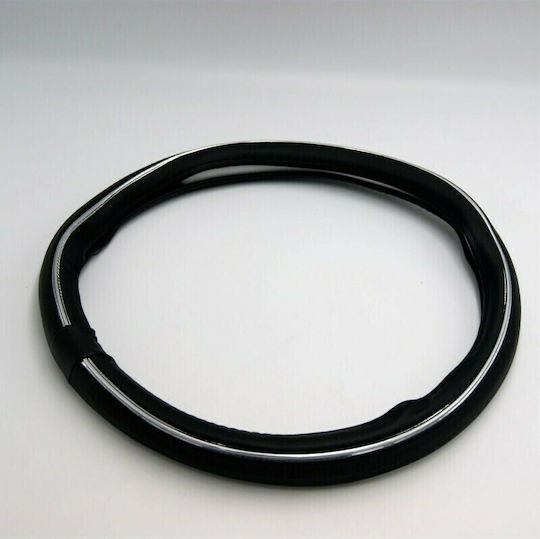 Auto-Lenkradabdeckung Synthetisch Schwarz